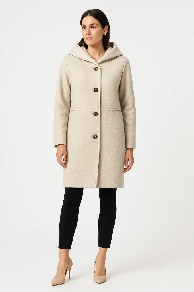 Two Pocket Hoodie Jacket (Brown)