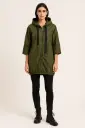 Two Pocket Hooded Rain Mac