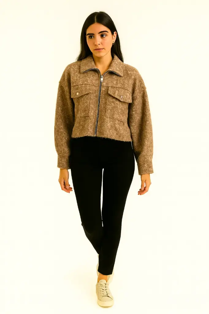 Two Pocket Jacket (Brown)