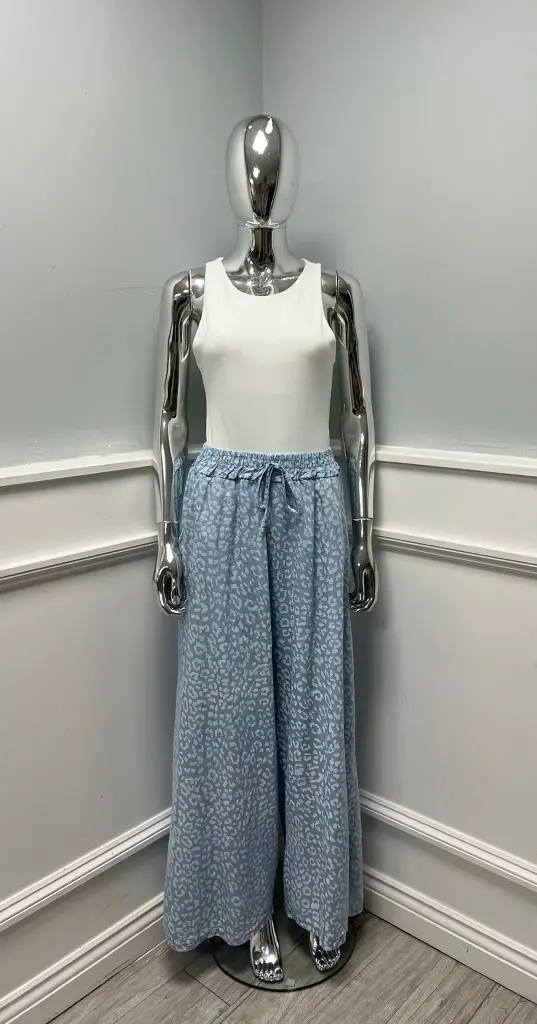 9925DENIM LEOPARD (Dark Denim)