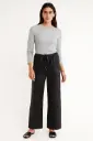High-waist , relaxed-fit Wide Leg Trouser