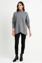 V Neck Long Sleeves Jumper with subtle embellishments on Shoulder
