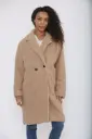 Button Detailed, Two Pocket Teddy Coat