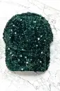 Sequin & Velvet Cap